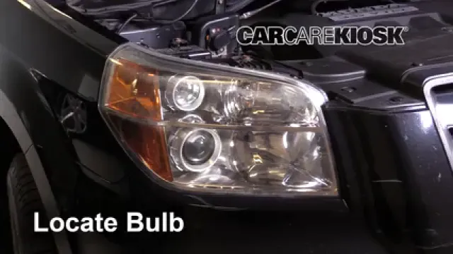 2008 Honda Pilot EX-L 3.5L V6 Éclairage Feu clignotant avant (remplacer l'ampoule)